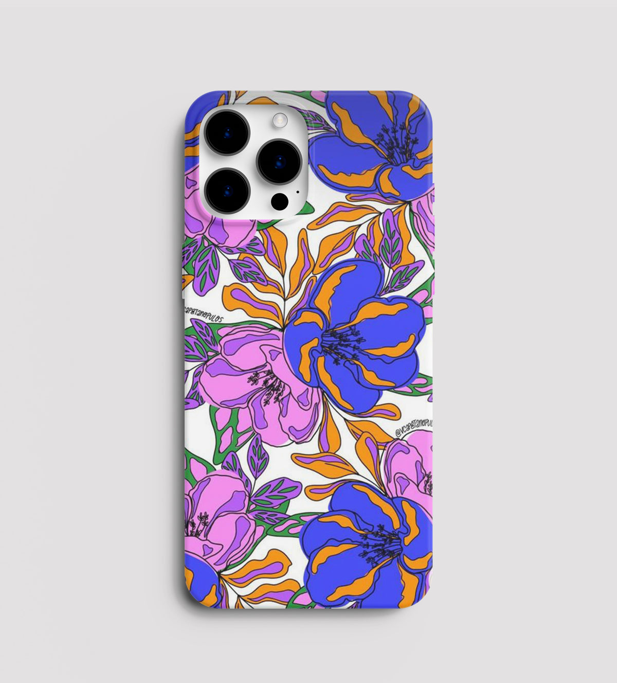 Busy Floral Mobile Case - Seek Creation