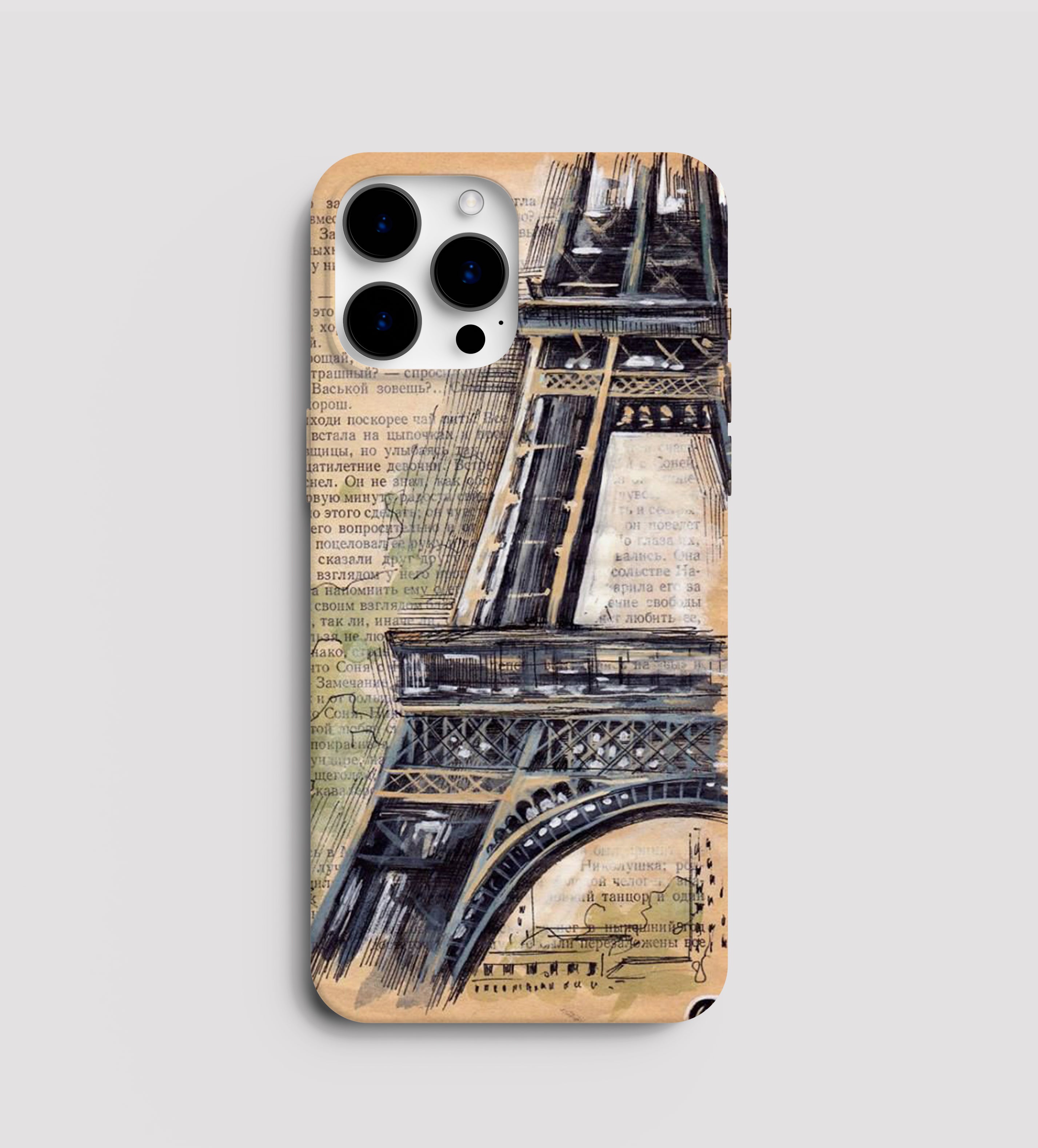 Eiffel Art Mobile Case - Seek Creation