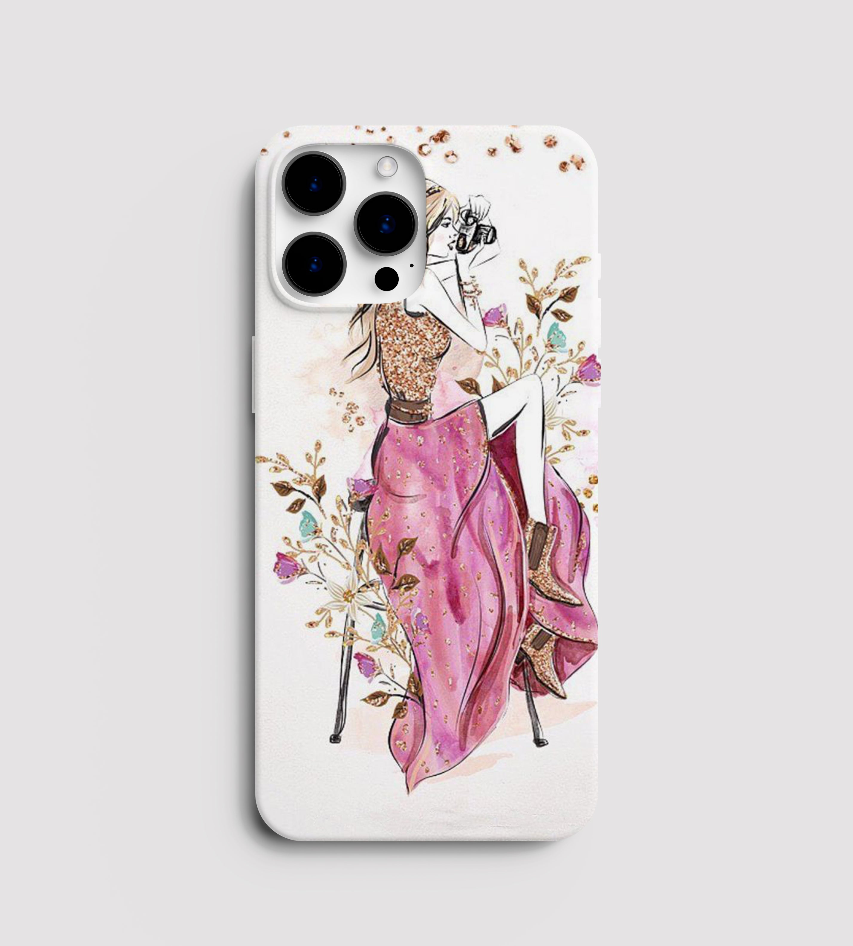 Flower Dress Art Mobile Case - Seek Creation