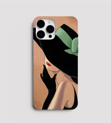 Girl With Black Hat Mobile Case - Seek Creation