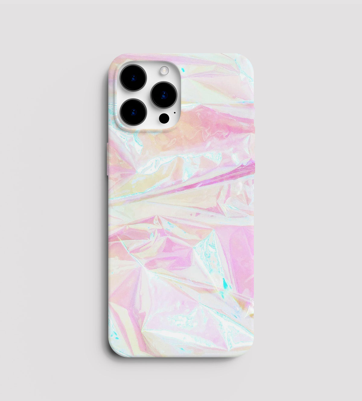 Pink Holographic Marble Mobile Case - Seek Creation
