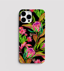 Tropical Flowers Pattern Mobile Case - Seek Creation
